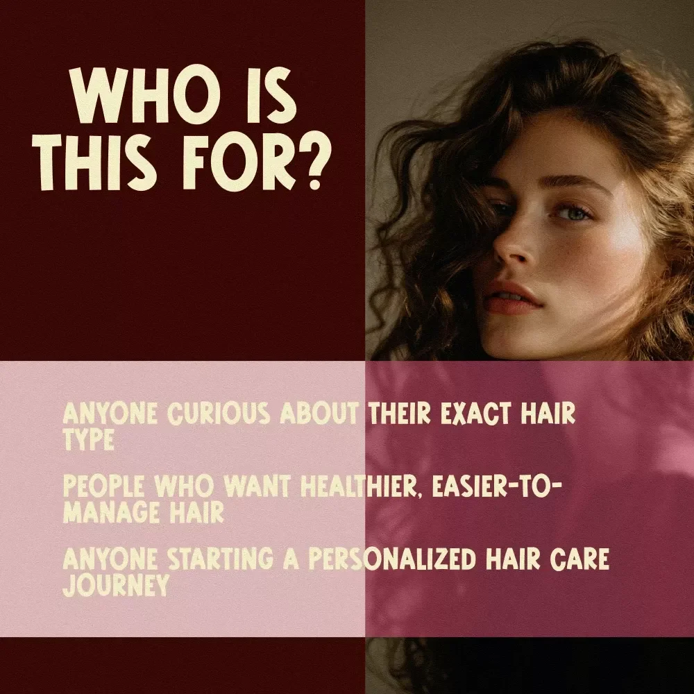 What’s Your Hair Type? The Ultimate Fun & Easy Checklist to Find Out! | Printable Hair Guide, Digital Download, Self Hair Analysis, Hair Care Routine Helper