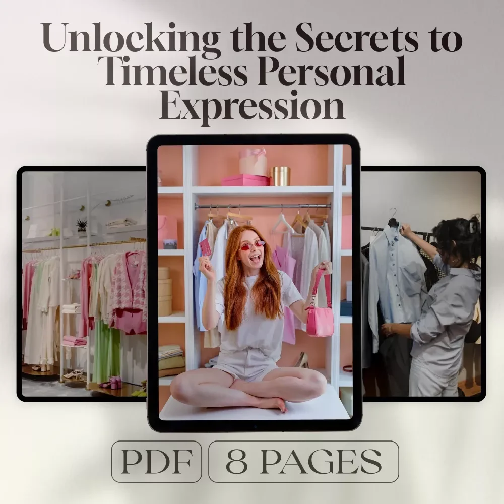 Unlocking the Secrets to Timeless Personal Expression | Fashion vs Trend vs Style | Digital Guide for Style Confidence & Wardrobe Clarity