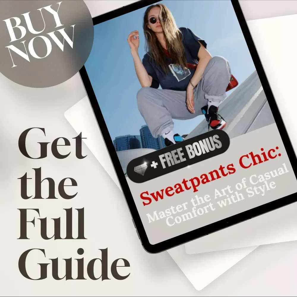 Sweatpants Chic: Master the Art of Casual Comfort with Style | How to Style Sweatpants Digital Guide, eBook, Casual Fashion Tips Download