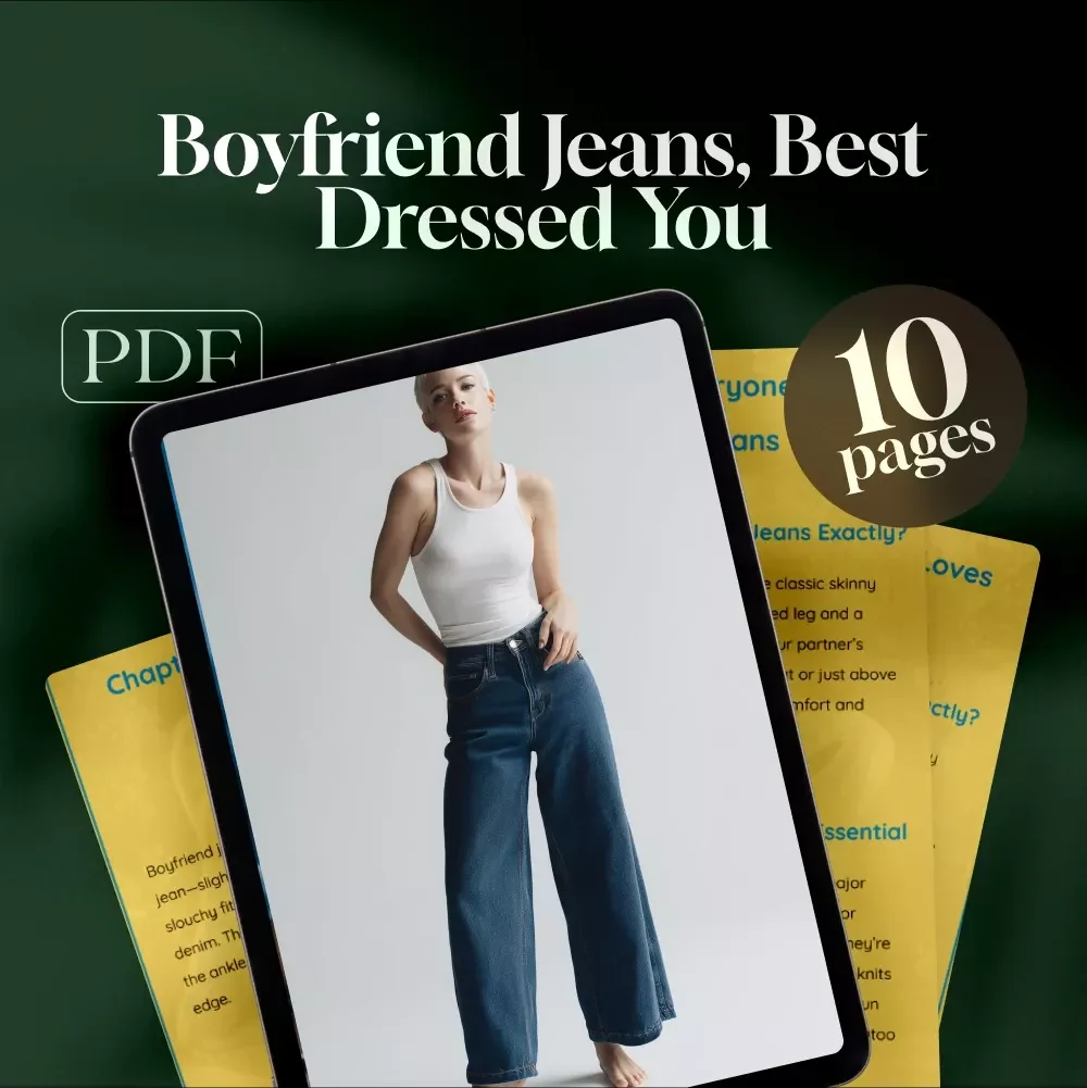 Boyfriend Jeans, Best Dressed You | Style Guide & eBook on How to Wear Boyfriend Jeans for Effortless Everyday & Night Out Looks