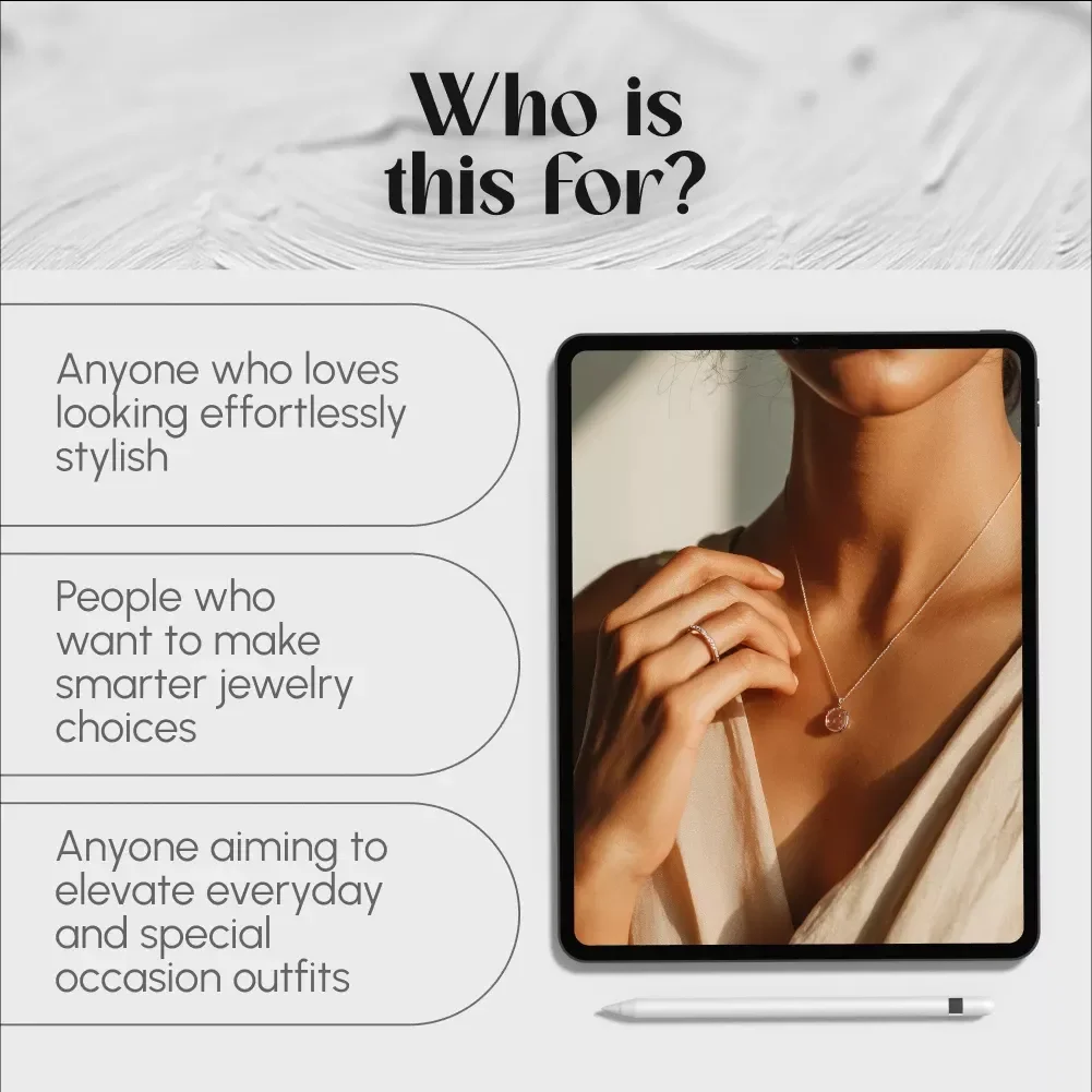 Necklace Magic: Perfect Pairings for Every Neckline | Digital Guide for What Necklace to Wear with Neckline | eBook, Styling Tips & Jewelry Match Guide