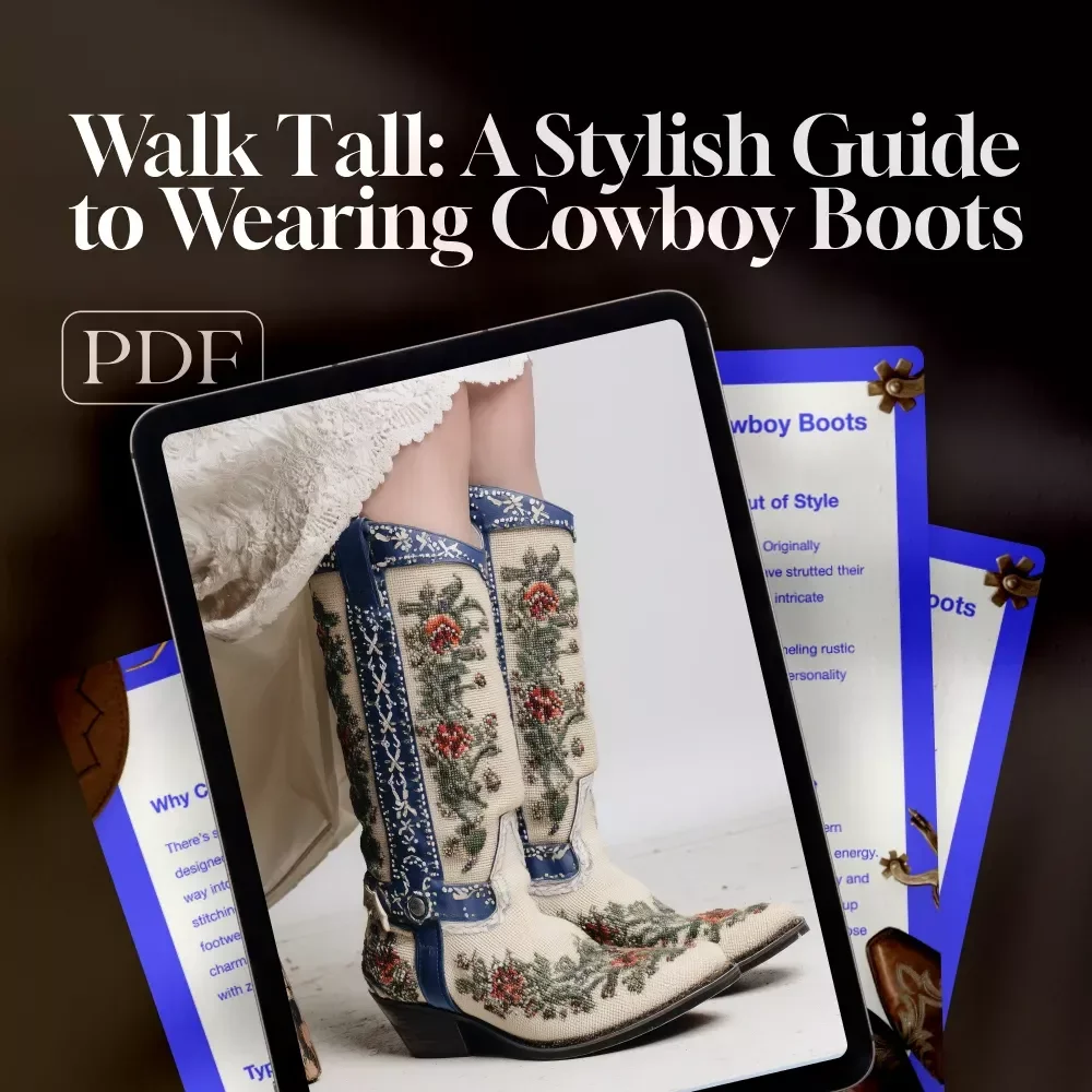 Walk Tall: A Stylish Guide to Wearing Cowboy Boots – How to Wear Cowboy Boots with Confidence and Style | Digital Download Guide
