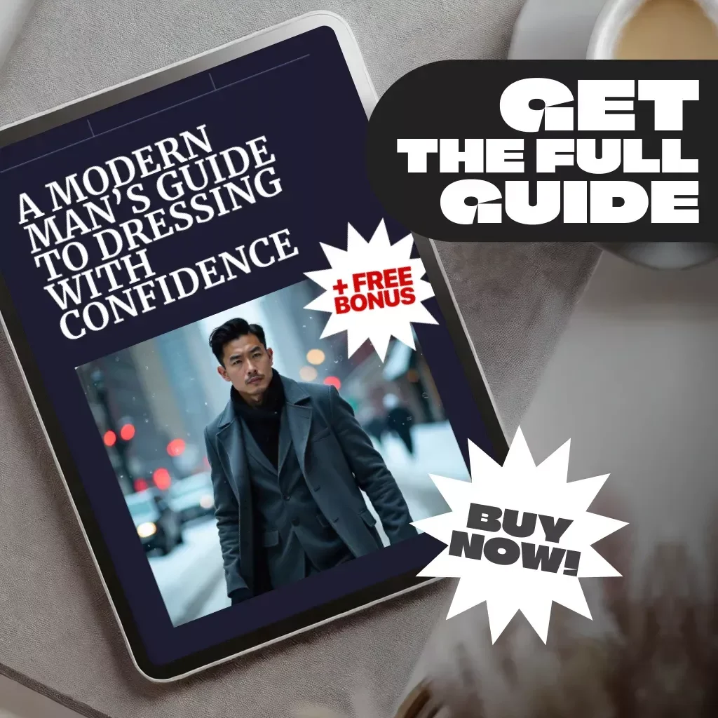 A Modern Man’s Guide to Dressing with Confidence | Men Fashion Inspiration Digital Guide for Stylish, Confident Dressing & Wardrobe Building