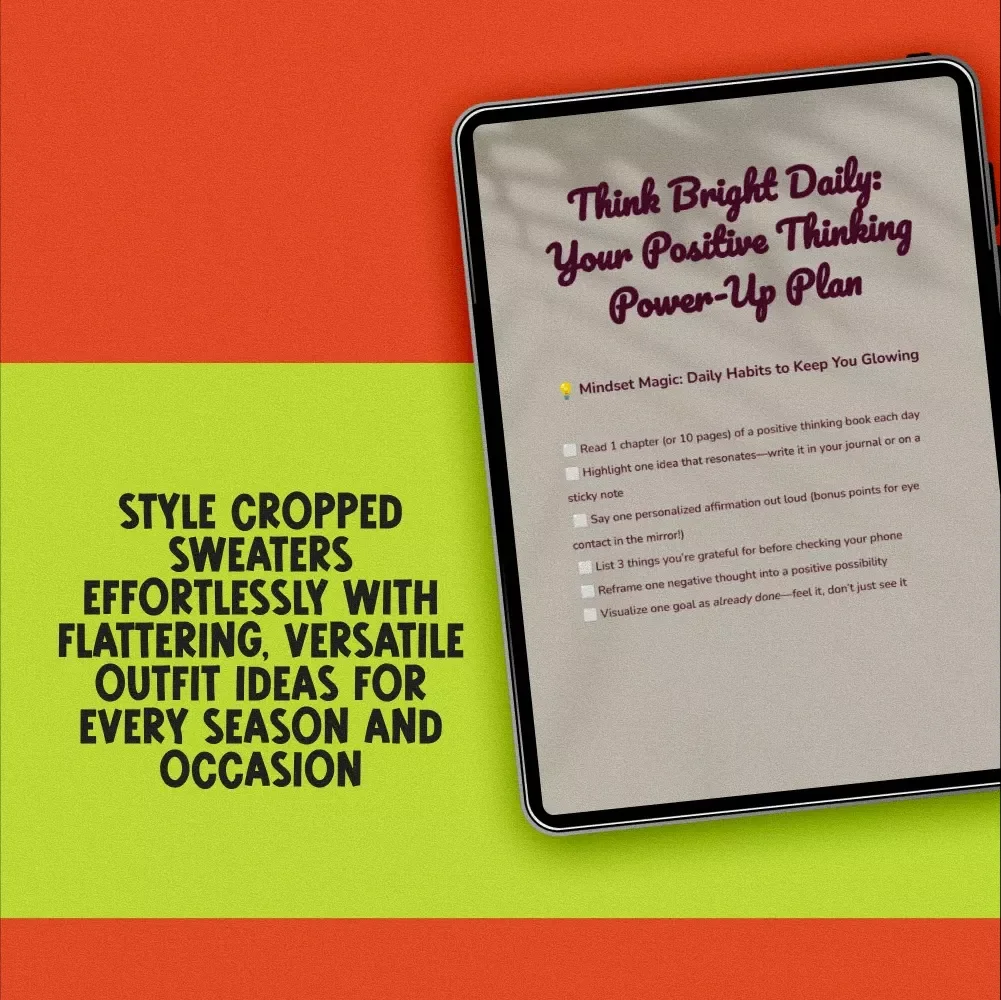 The Cropped Sweater Style Playbook | How to Style Cropped Sweaters | Outfit Ideas & Wardrobe Checklist