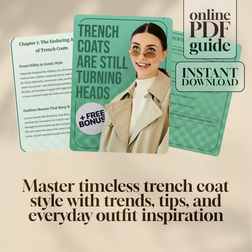 Trench Coats Are Still Turning Heads | Fashion Guide for 2025 Trends, Styling Tips & Timeless Looks – Are Trench Coats in Style?