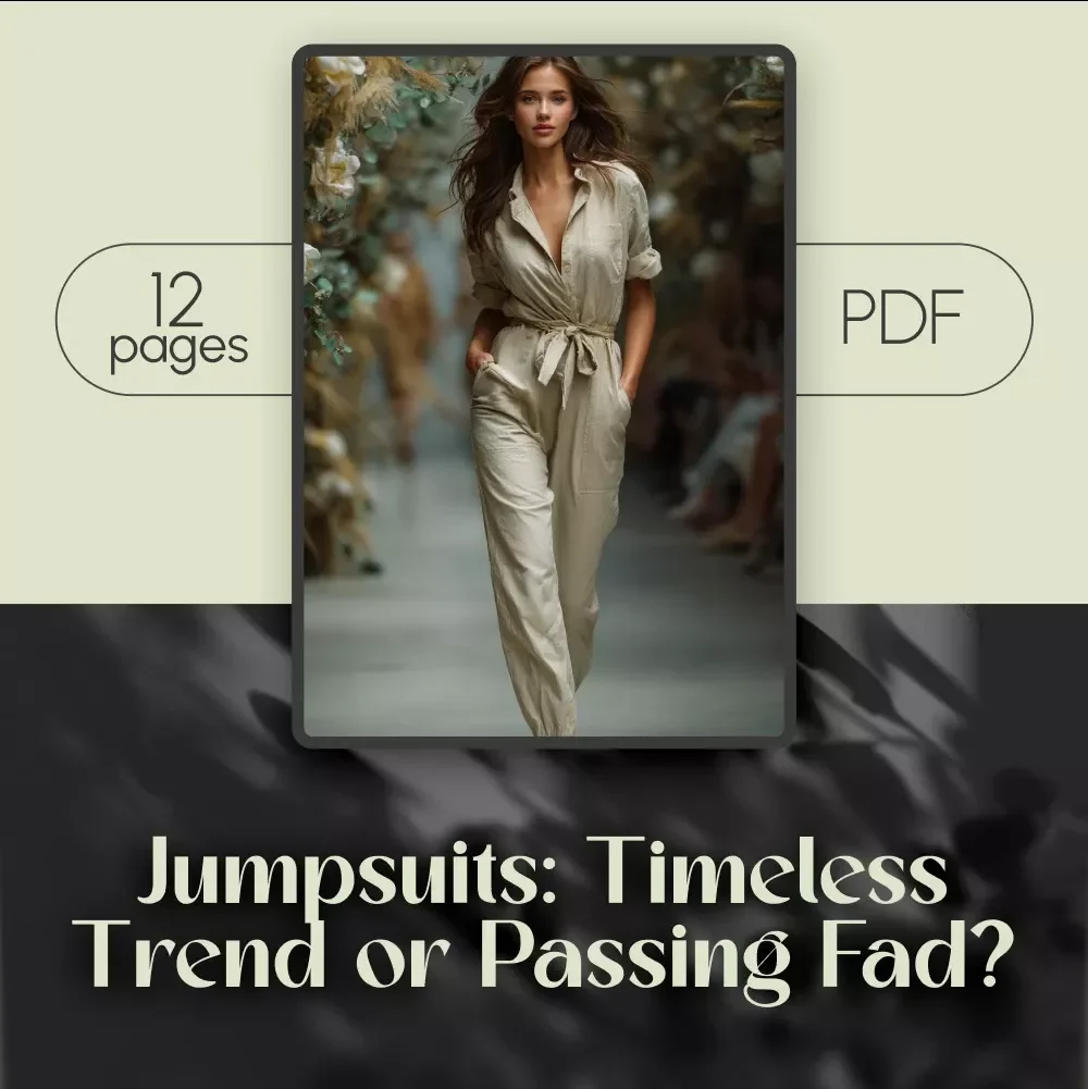 Jumpsuits: Timeless Trend or Passing Fad? | Fashion Guide on Are Jumpsuits in Style for 2025 | Digital Download eBook