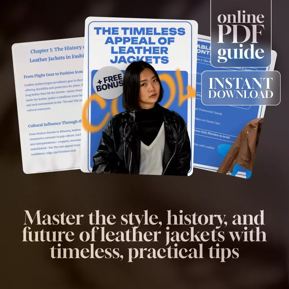 The Timeless Appeal of Leather Jackets | Style Guide & eBook for 2025 | Are Leather Jackets Still in Style?