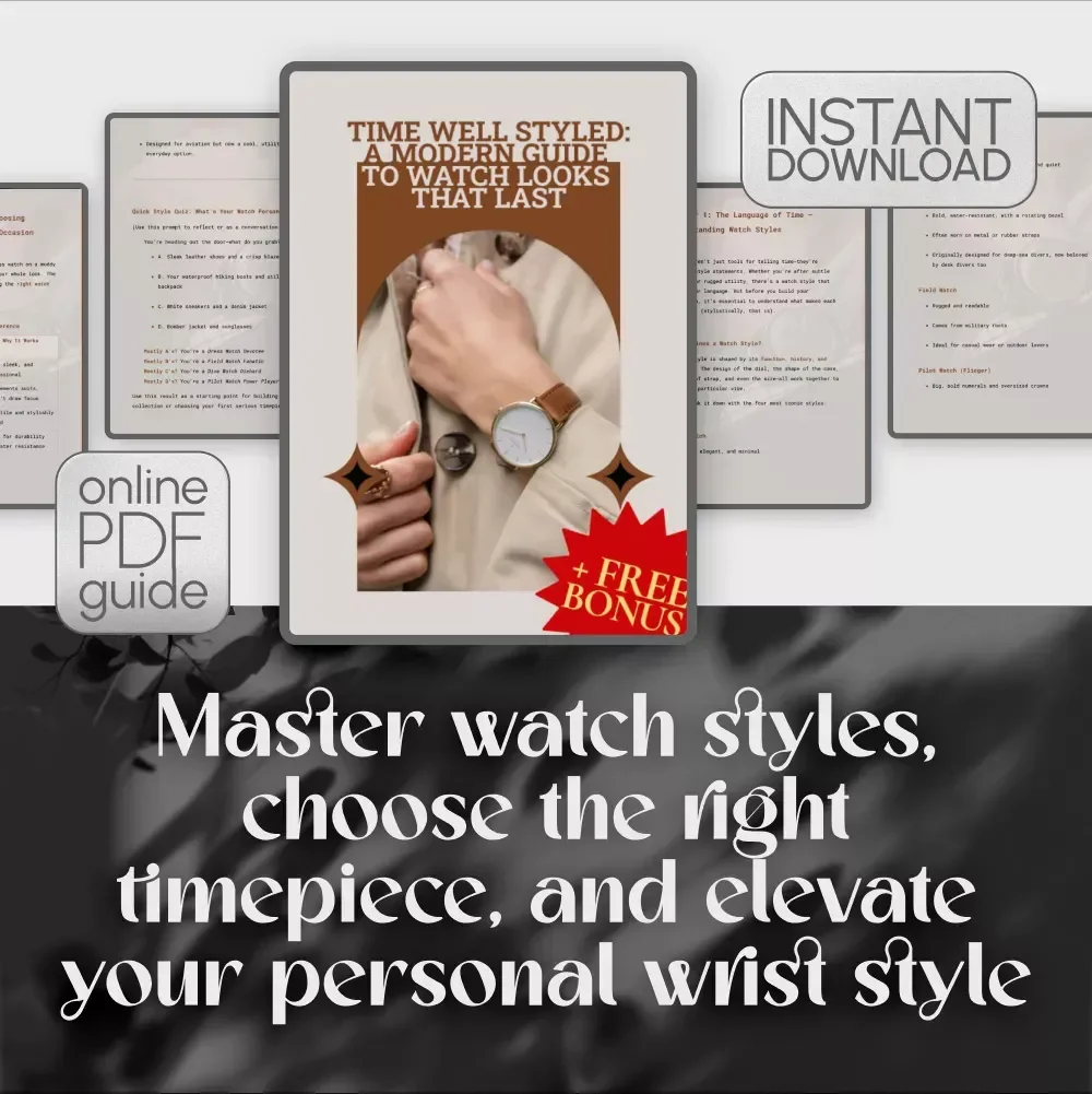 Time Well Styled: A Modern Guide to Watch Looks That Last – Watch Styles, Collection Tips & Style Guide