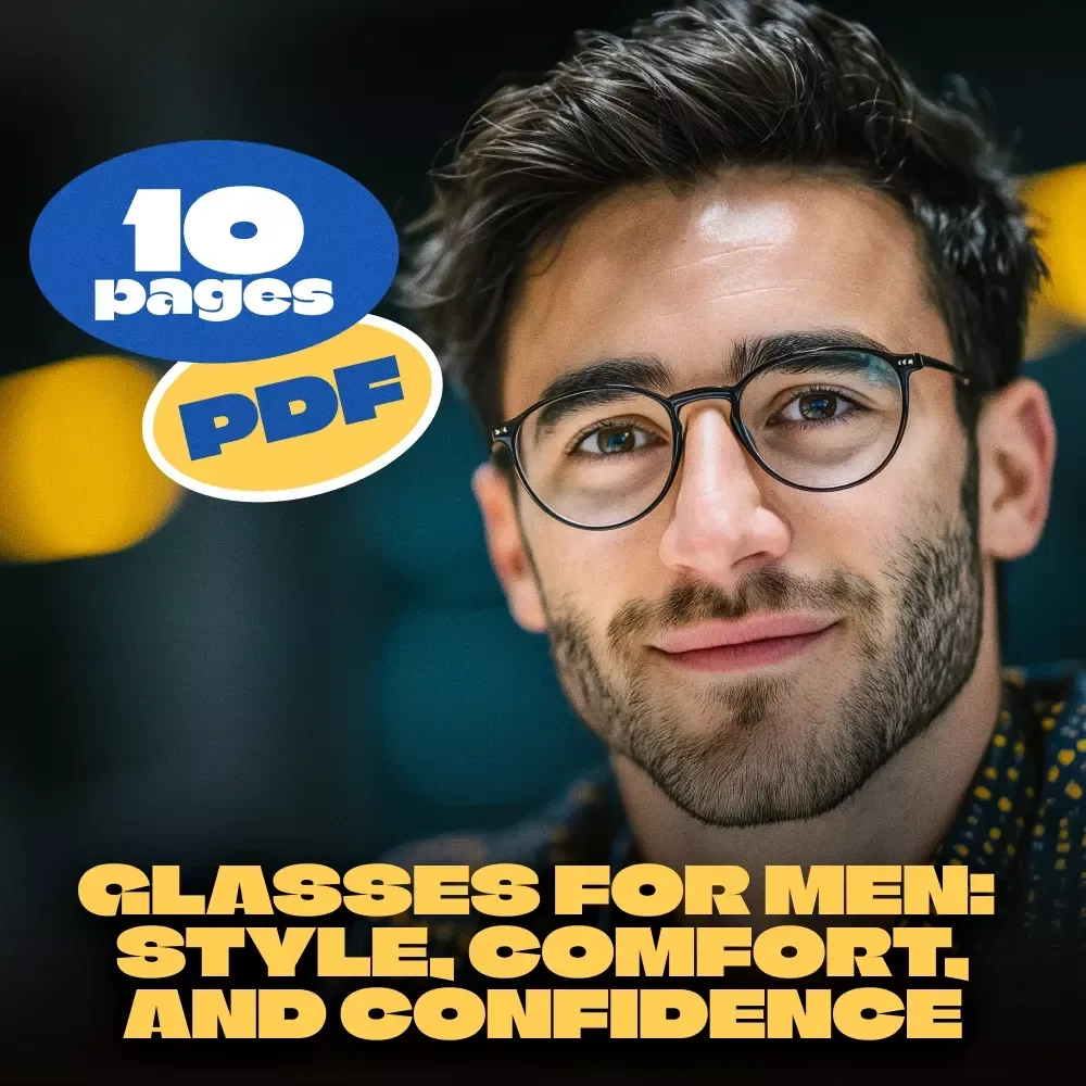 Glasses for Men: Style, Comfort, and Confidence – Digital Guide to Fashion Glasses for Men, Frame Styles, Lens Options & Care Tips