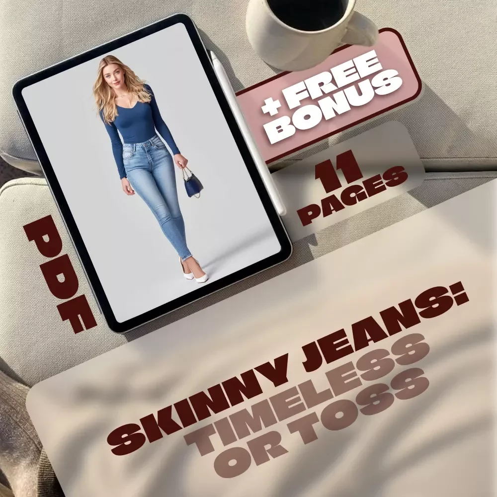 The Skinny Jeans Timeline | Digital Fashion Guide, Trend Analysis & Styling Tips eBook for 2025 | Denim Style, Fashion Trends, Celebrity Influence & Closet Reboot Checklist