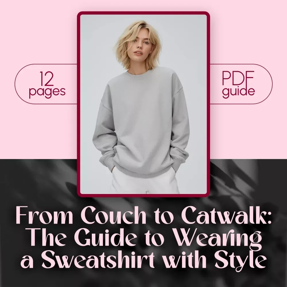 From Couch to Catwalk: The Guide to Wearing a Sweatshirt with Style – Digital Fashion Guide, eBook & Styling Tips for How to Wear a Sweatshirt