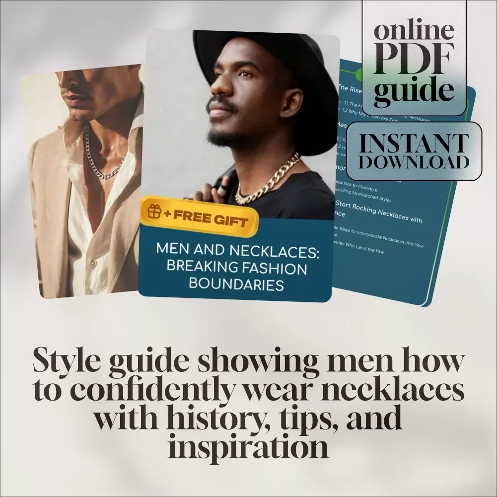 Men and Necklaces: Breaking Fashion Boundaries | Digital Style Guide for Men | Do Men Wear Necklaces? History, Styles, Tips & Confidence-Building Advice