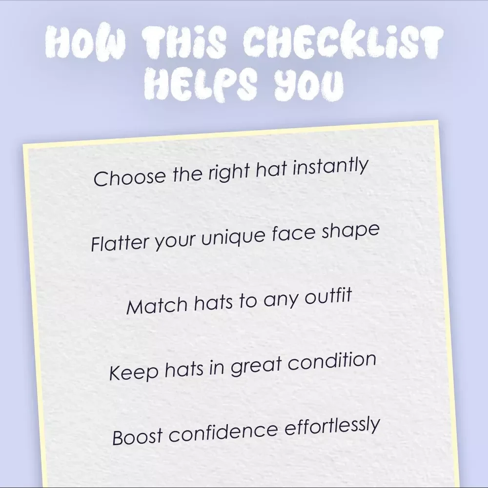 The Ultimate Checklist for Wearing Hats in Style | Digital Download Guide on How to Wear a Hat with Confidence and Fashion