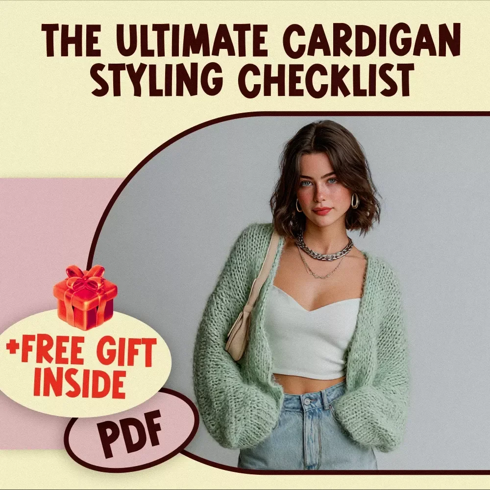 The Ultimate Cardigan Styling Checklist! | How to Style Cardigan Sweaters Guide for Effortless Outfits & Seasonal Looks | Digital Download