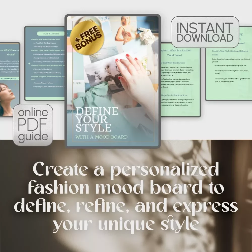 Define Your Style With a Mood Board – Fashion Mood Board Guide for Personal Style Clarity | How to Create a Fashion Mood Board