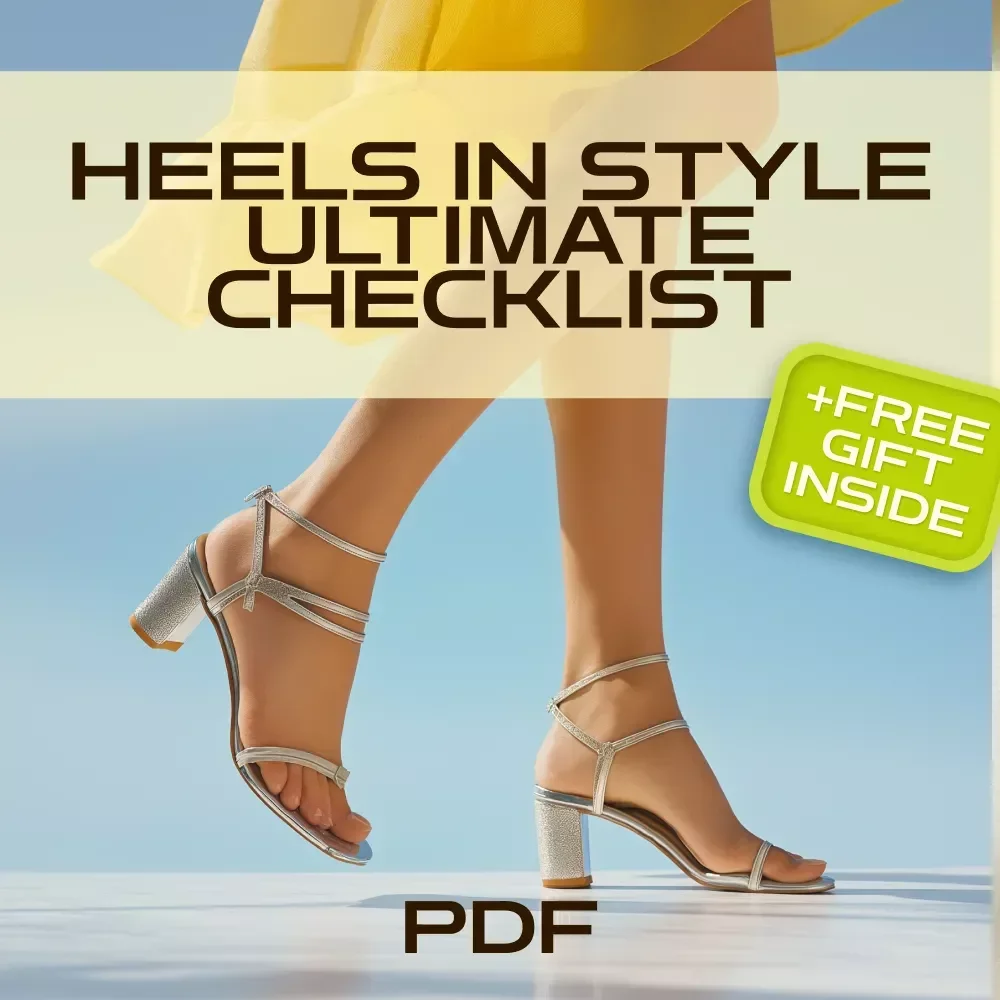 Heels in Style Ultimate Checklist | Digital Download for How to Wear Heels with Confidence, Comfort & Elegance