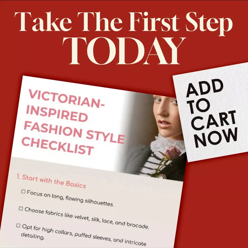 Victorian-Inspired Fashion Style Checklist | Digital Download | Vintage Fashion Guide for Elegant Historical Outfits