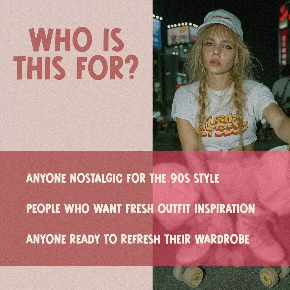 The Ultimate 90s Fashion Checklist | Retro 1990’s Style Guide & 90's Fashion Inspiration Digital Download