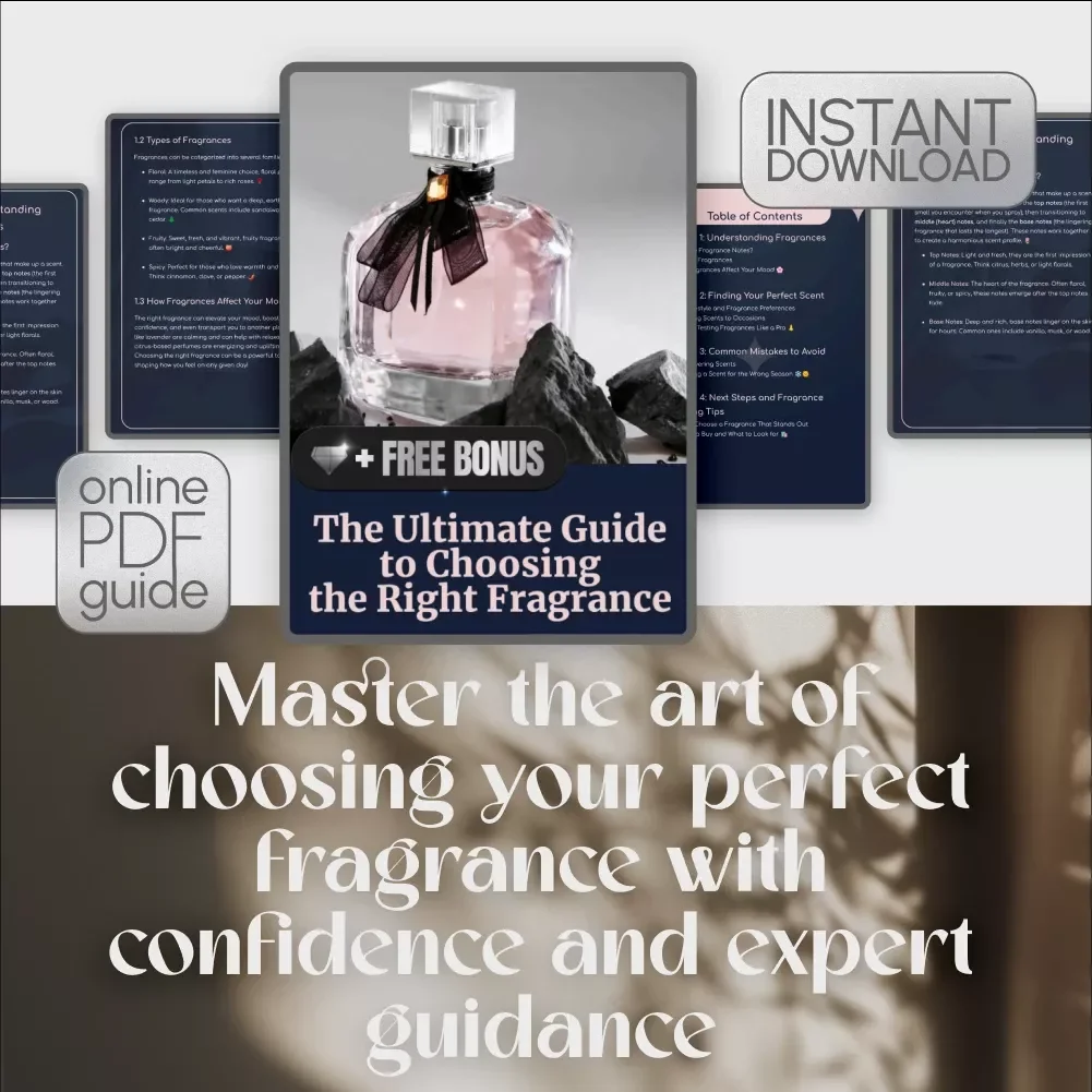 The Ultimate Guide to Choosing the Right Fragrance | Digital Download eBook for What Fragrance Should I Wear | Perfume Notes, Scent Tips & Shopping Advice