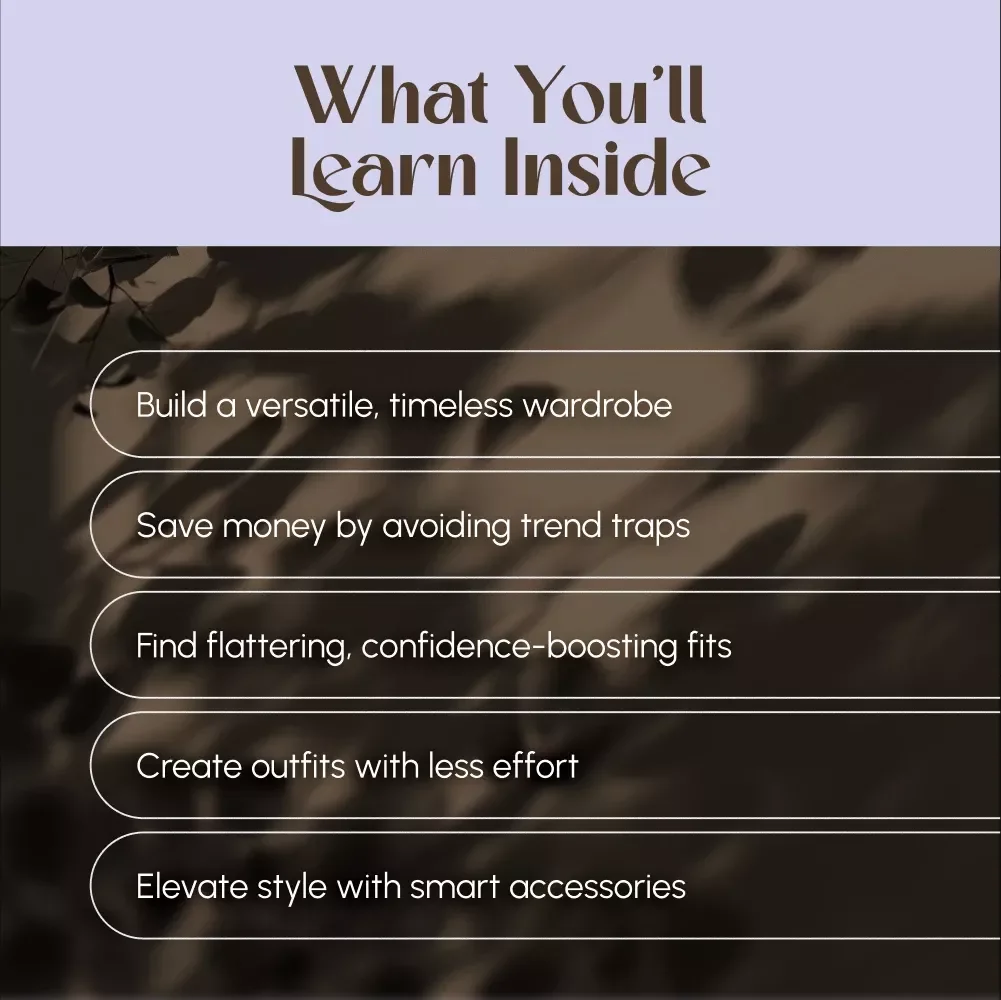 Wardrobe Essentials: The Guide to Must-Have Clothes for Every Woman | Digital Download Style Guide, Fashion eBook & Capsule Wardrobe Checklist