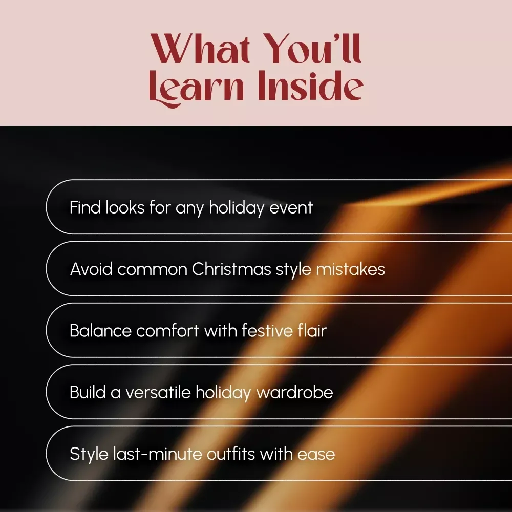 Sparkle & Style: A Guide to Perfect Christmas Outfits | Festive Fashion Tips, Outfit Ideas & Holiday Style Inspiration Digital Download