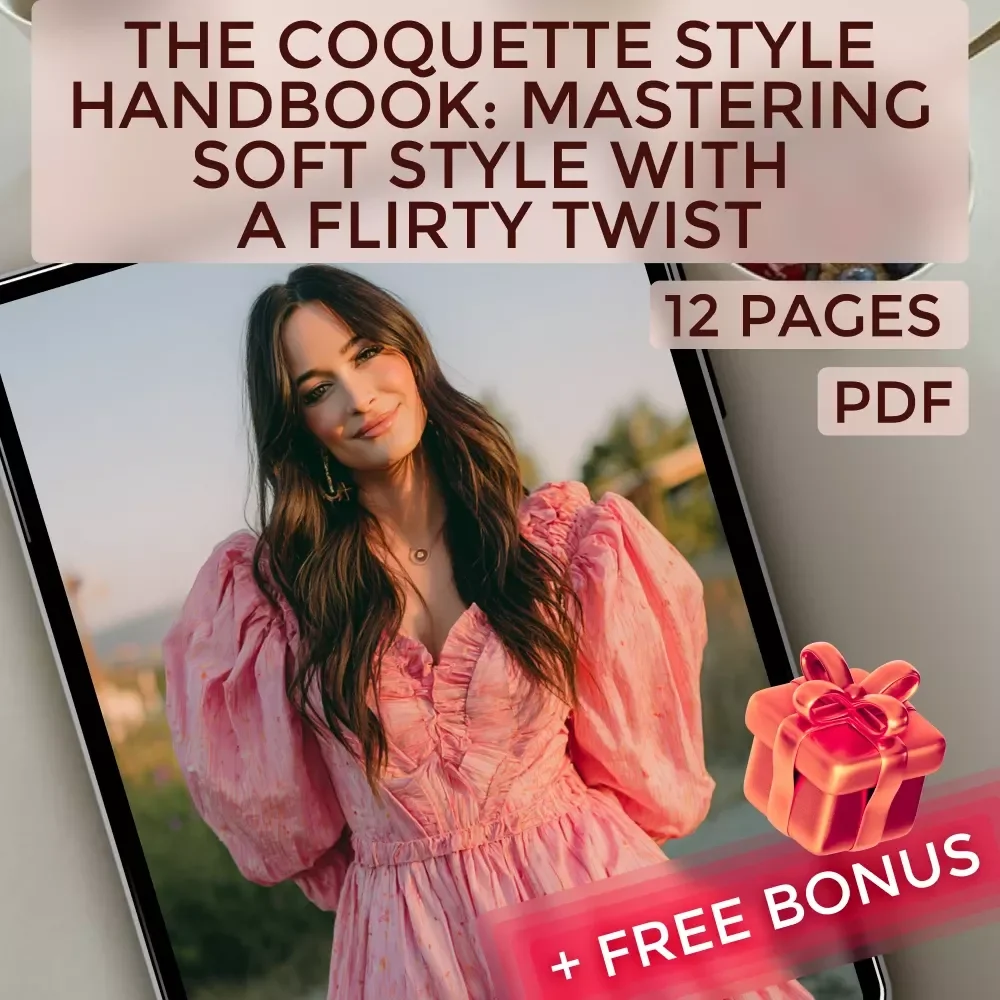 The Coquette Style Handbook: Mastering Soft Style with a Flirty Twist | Digital Download Guide for Coquette Soft Style Fashion, Wardrobe Building & Outfit Inspiration