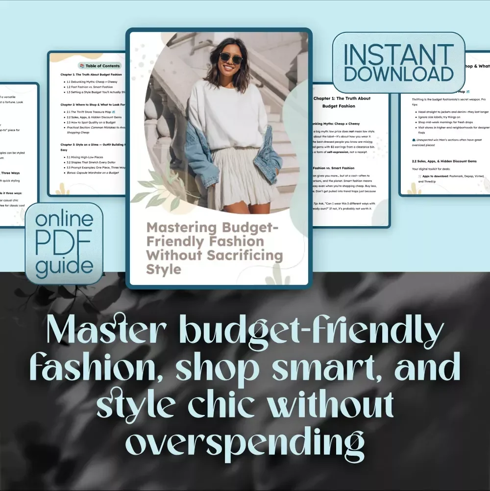 Mastering Budget-Friendly Fashion Without Sacrificing Style: Ultimate Guide to Budget-Friendly Fashion Finds & Smart Shopping
