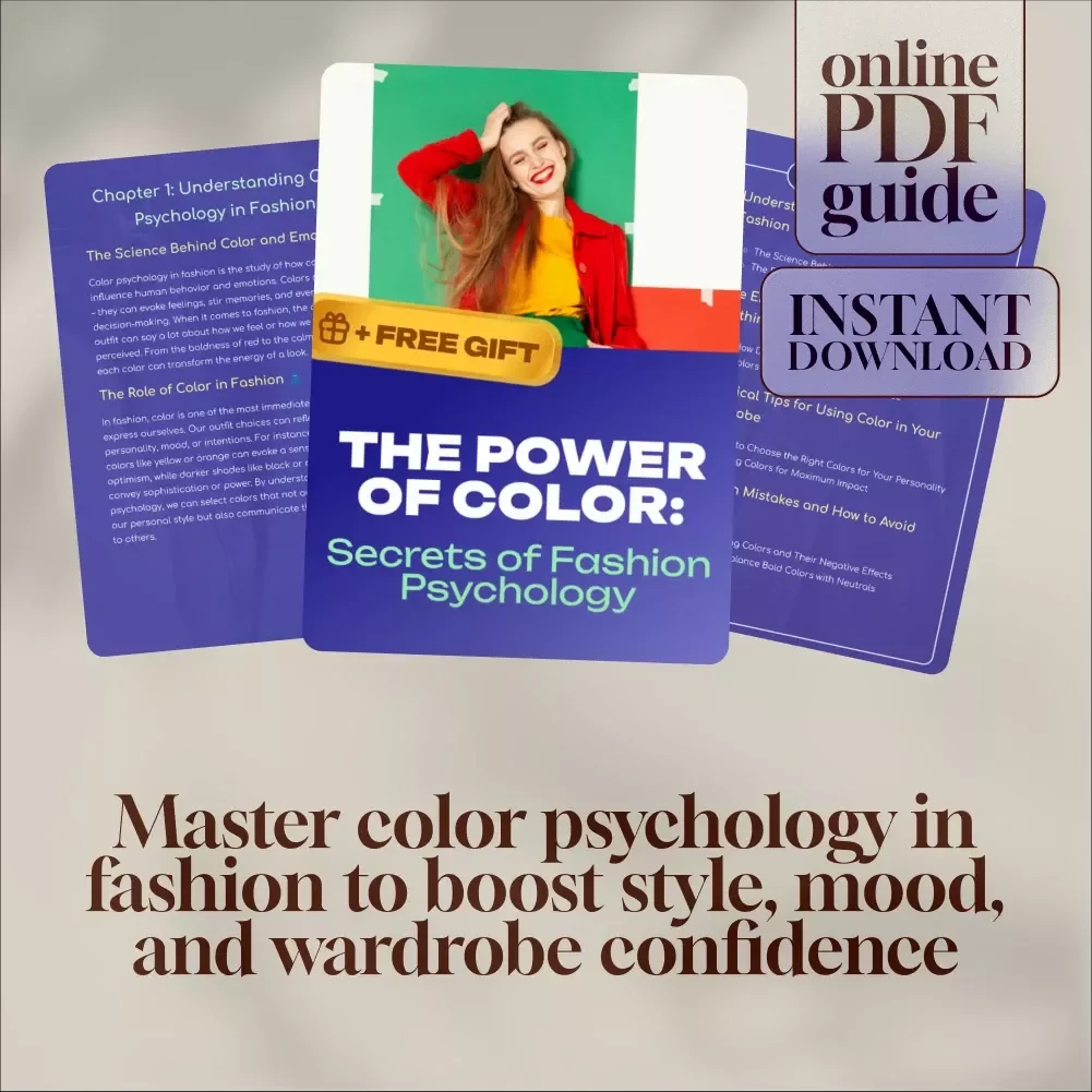 The Power of Color: Secrets of Fashion Psychology | Digital Guide to Color Psychology in Fashion for Mood, Style & Wardrobe Confidence