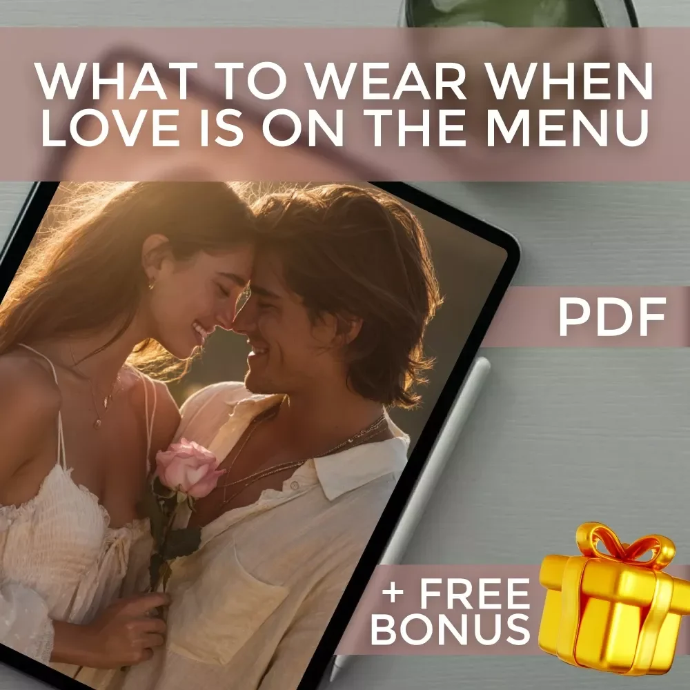 What to Wear When Love is on the Menu | Anniversary Dinner Outfit Guide for Women & Men | Digital Style Tips & Outfit Planning eBook