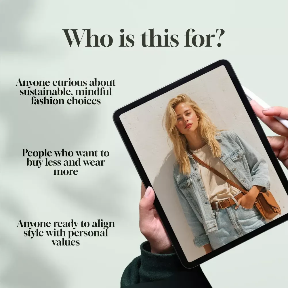 Slow Fashion: The Art of Dressing with Purpose | Digital Guide for Sustainable Style, Ethical Wardrobe Building & Conscious Shopping