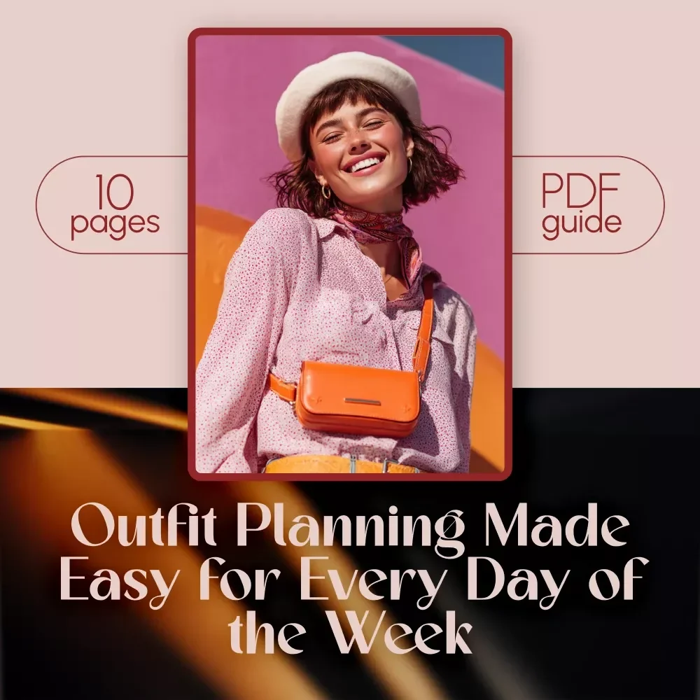 Outfit Planning Made Easy for Every Day of the Week – Printable Digital Outfit Planning Guide for Women & Men, Style with Intention, Wardrobe Checklist & Weekly Planner