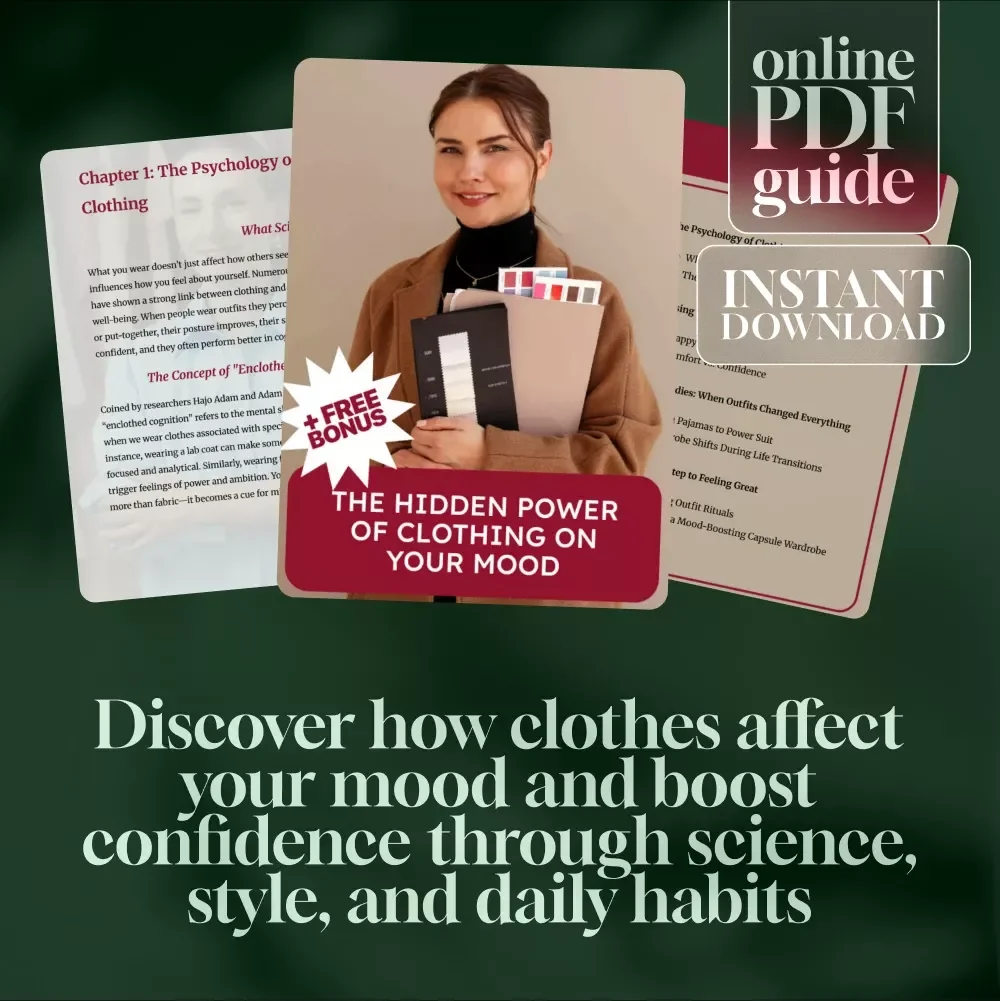 The Hidden Power of Clothing on Your Mood | Digital Guide on How Clothes Affect Your Mood, Emotional Wellbeing & Style Confidence