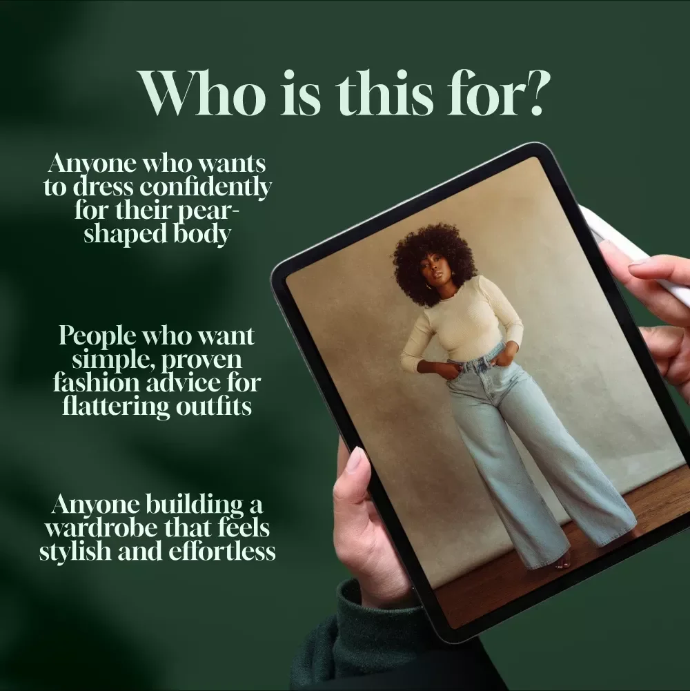 The Ultimate Guide to Pear-Shaped Body Outfits – Digital Download Style Guide for Dressing with Confidence, Fashion Tips & Outfit Inspiration