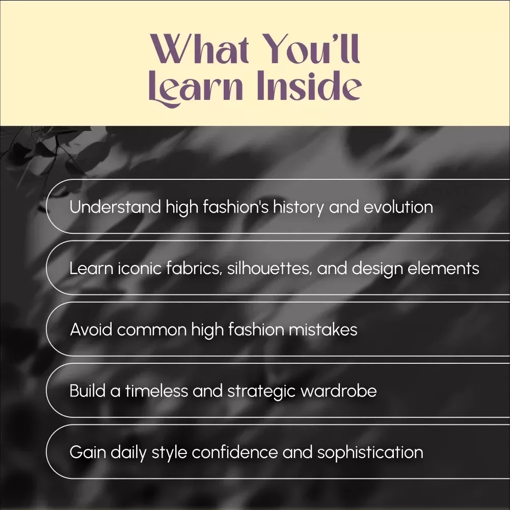 High Fashion Unveiled: Insider Guide to Elegance, Artistry, and Style Mastery | High Fashion Digital Guide