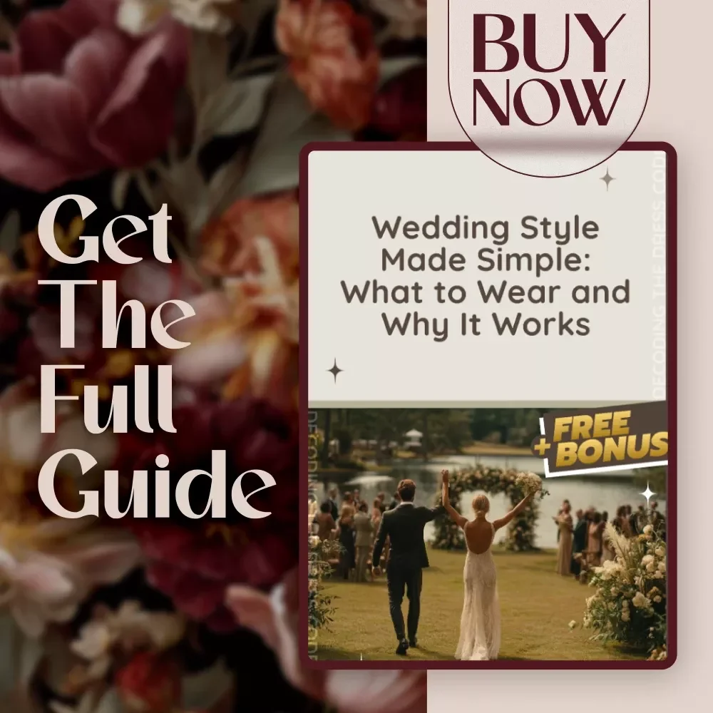 Wedding Style Made Simple: What to Wear and Why It Works | Complete Wedding Guest Outfit Guide | Digital Download eBook & Checklist for Men & Women