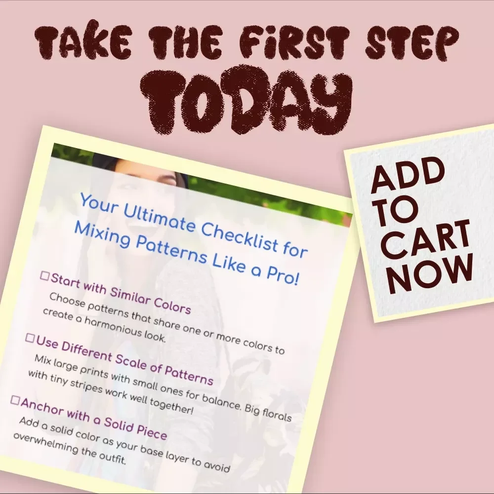 Your Ultimate Checklist for Mixing Patterns Like a Pro! | How to Mix Patterns in Clothing eBook & Style Guide for Fashion Lovers