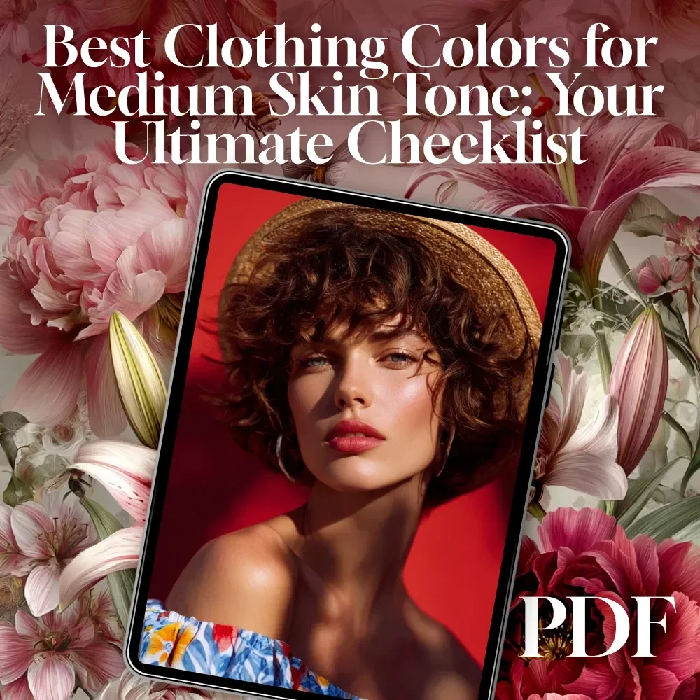 Best Clothing Colors for Medium Skin Tone: Your Ultimate Checklist | Digital Download Wardrobe Color Guide for Women & Men