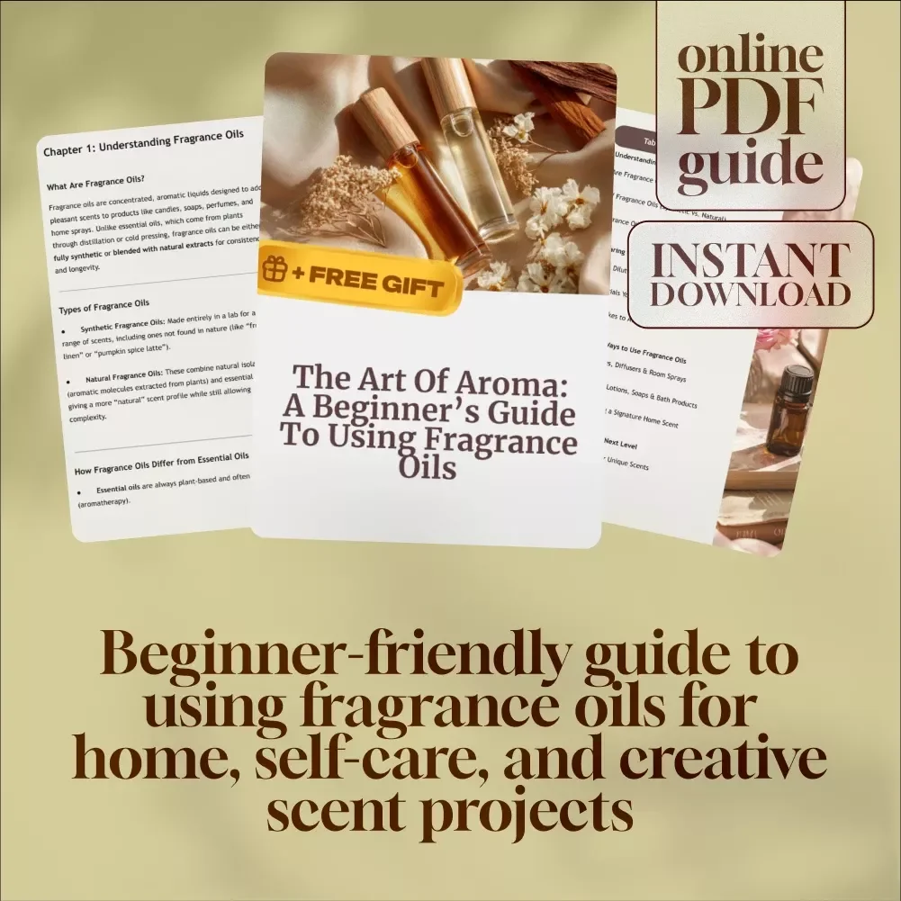 The Art of Aroma: A Beginner’s Guide to Using Fragrance Oils | How to Use Fragrance Oil for Home & Personal Care Creations
