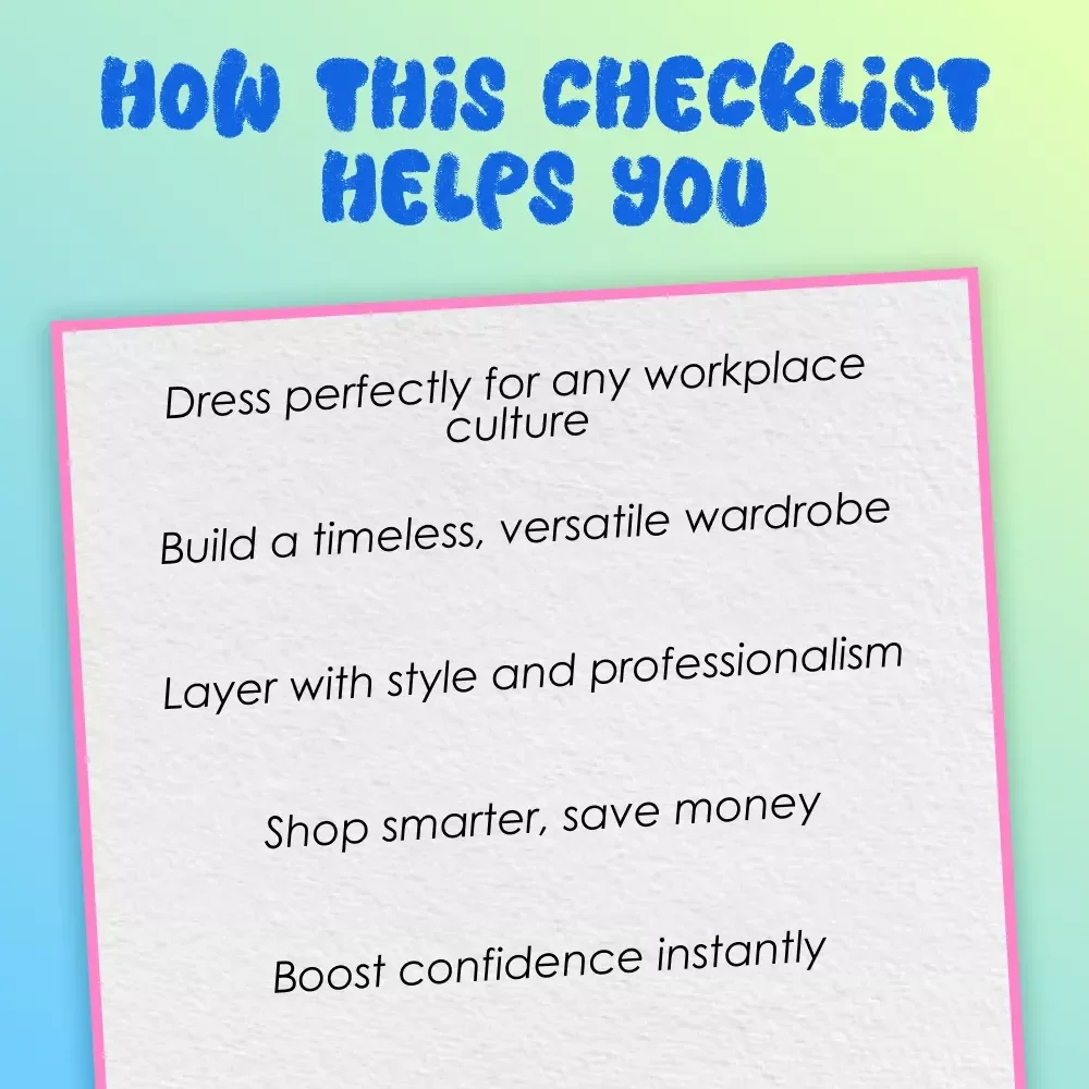 Your Ultimate Checklist to Corporate Outfit Mastery – Digital Download | Corporate Outfits Guide, Professional Style eBook, Workwear Checklist
