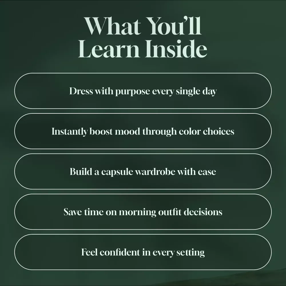 The Hidden Power of Clothing on Your Mood | Digital Guide on How Clothes Affect Your Mood, Emotional Wellbeing & Style Confidence