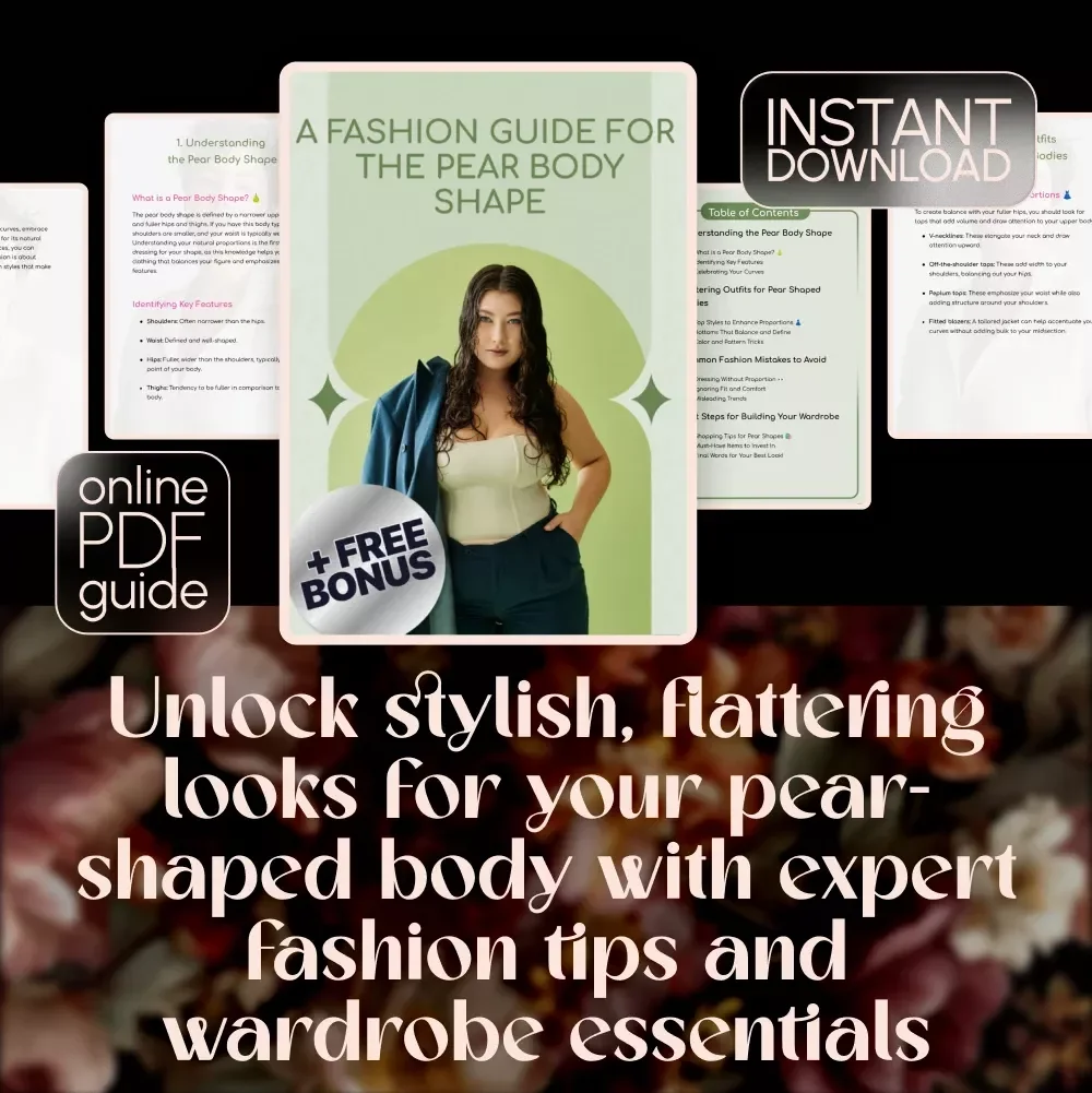 A Fashion Guide for the Pear Body Shape: Flattering Outfits & Styling Tips for Curvy Women
