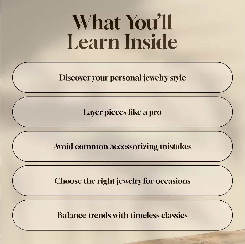 Sparkle Smart: Key Jewelry Fashion Tips for Effortless Style | Digital Jewelry Styling Guide for Layering, Trends & Timeless Pieces
