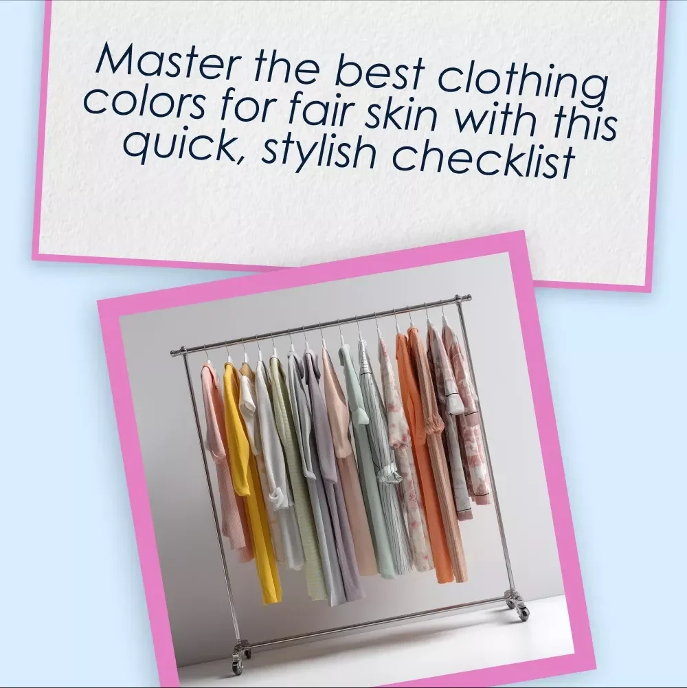 The Ultimate Clothing Colors Guide – Printable Checklist for Clothing Colors for Fair Skin, eBook Style Digital Download