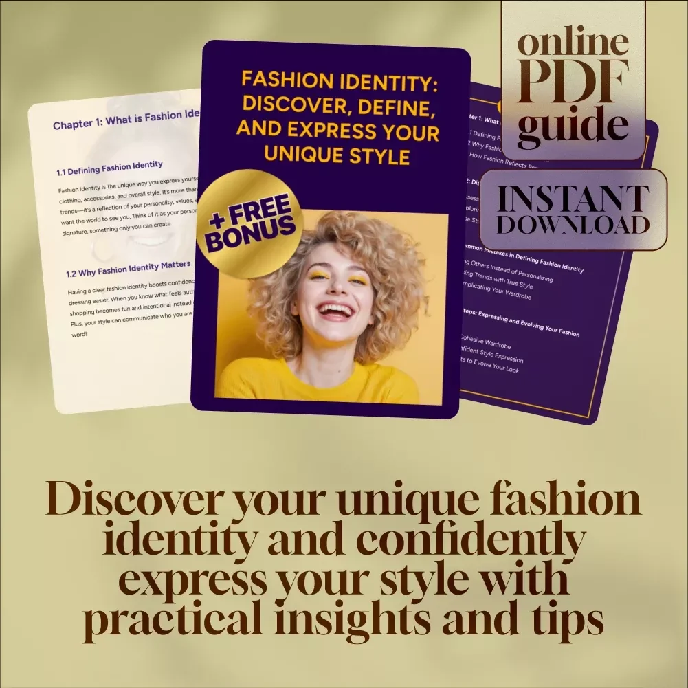 Fashion Identity Guide: Discover, Define, and Express Your Unique Style | Fashion Identity eBook