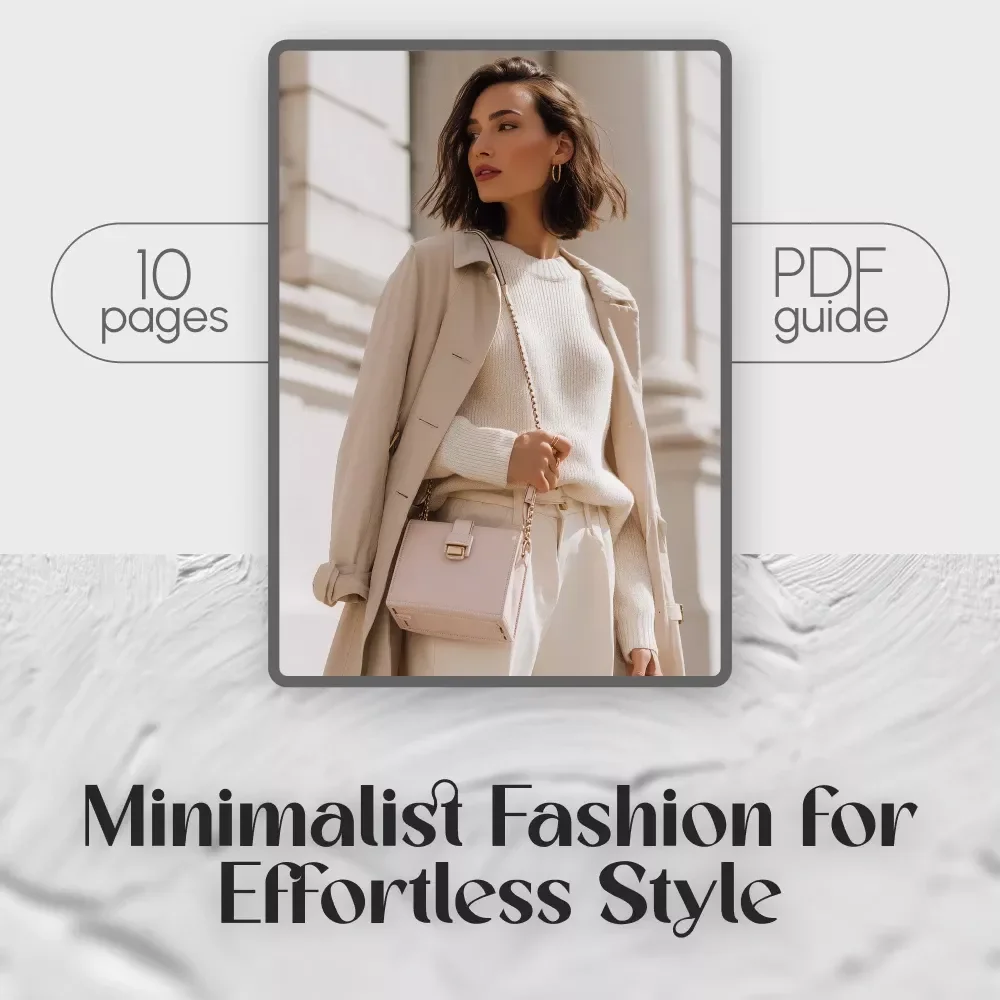 Minimalist Fashion for Effortless Style | Digital Guide for Wardrobe Inspiration, Core Pieces & Lifestyle Tips | Minimalist Fashion Inspiration eBook