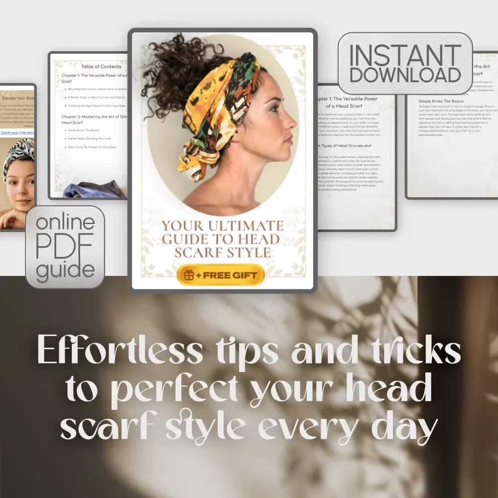 Your Ultimate Guide to Head Scarf Style | Digital Download | How to Wear Head Scarves eBook, Styling Tips, and Fashion Inspiration