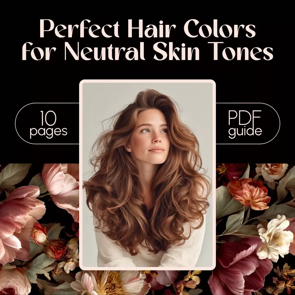 Perfect Hair Colors for Neutral Skin Tones | Digital Guide to Choosing the Best Hair Color for Neutral Skin Tone with Celebrity Examples & Expert Tips