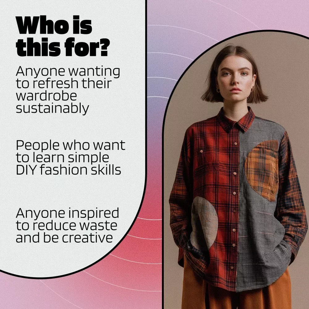 ReFashion Revolution: The Ultimate Guide to Upcycled Clothing | Digital Download DIY Sewing, Creative Fashion Projects & Sustainable Style