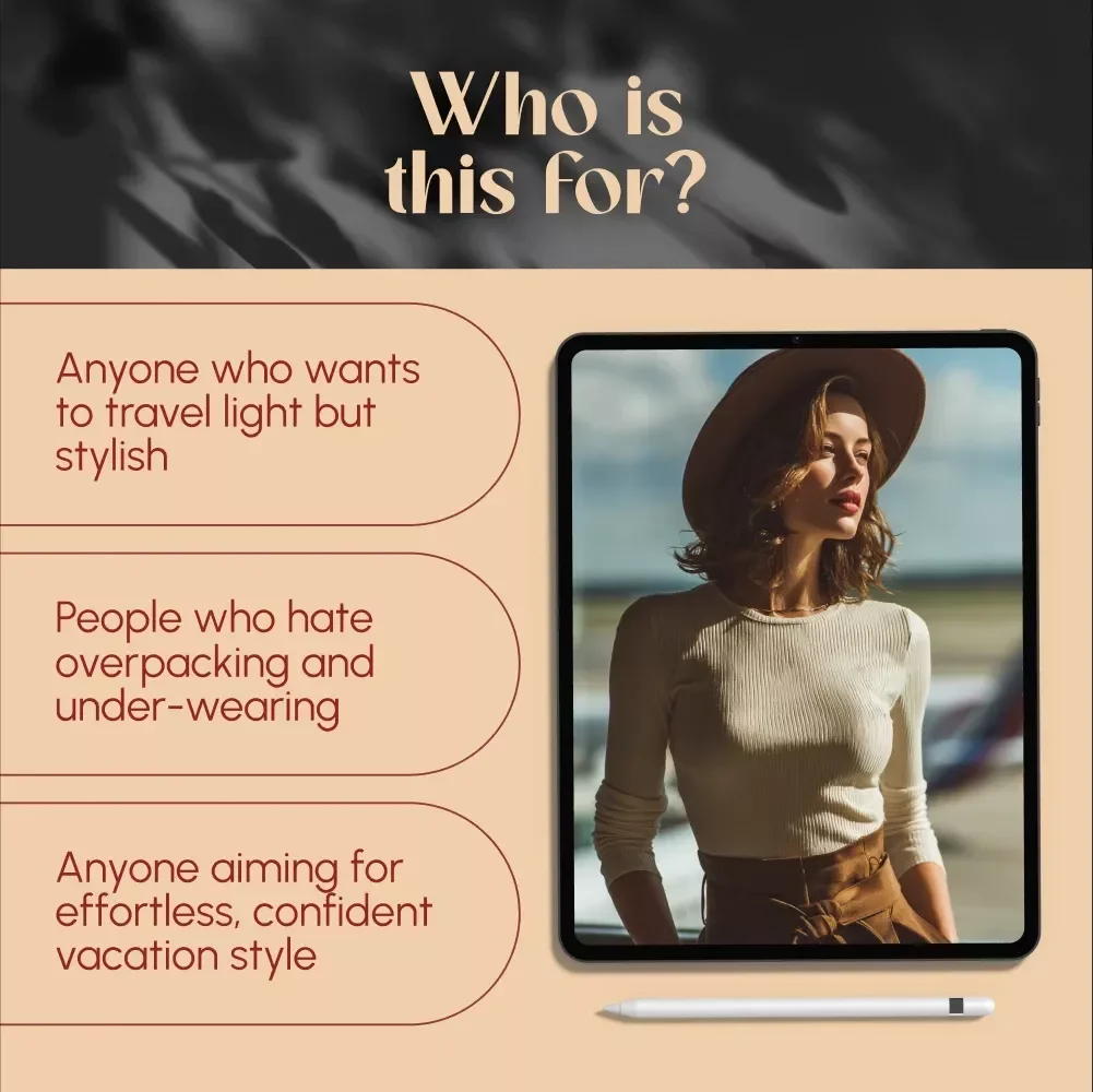 Plan Your Travel Outfits Like a Pro | Digital Guide for Stylish & Stress-Free Trip Wardrobe Planning – How to Plan Outfits for a Trip