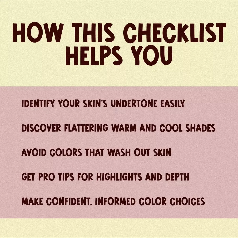 Best Hair Colors for Fair Skin: Checklist | Digital Download | eBook Guide for Choosing the Perfect Hair Color for Fair Skin Tone